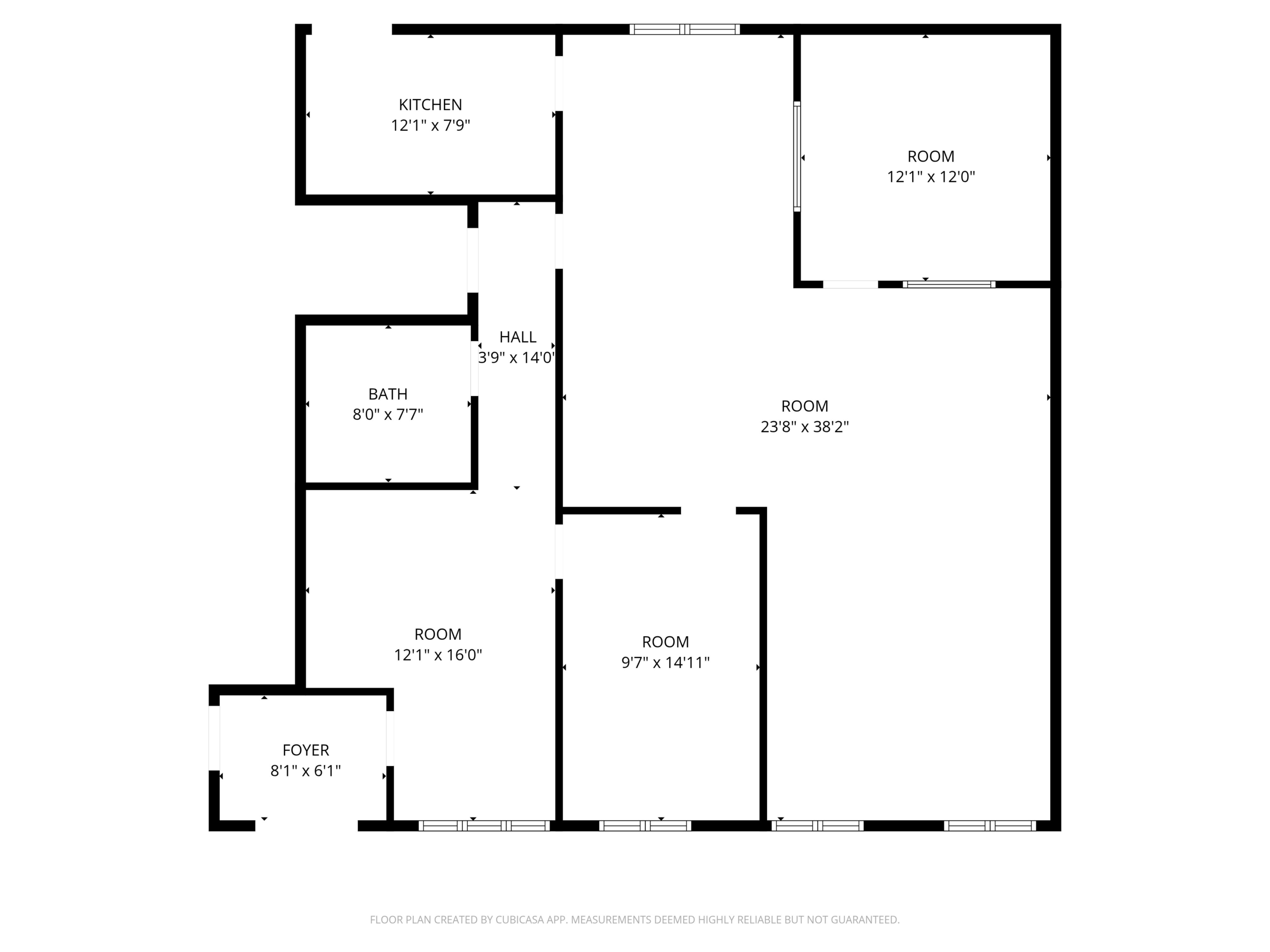 2D Floor Plan for 13433 Fenway Boulevard Suite 200